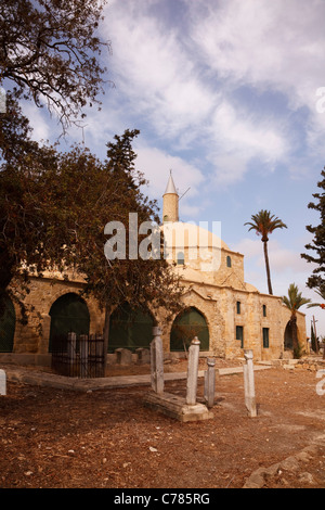 Hala Sultan Tekke, Larnaca, Chipre. Foto de stock