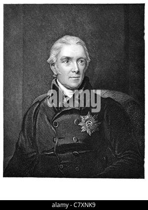 Sir Henry Halford, 1º Baronet 1766 1844 Vaughan real sociedad médico locura rey George III Royal médico de familia Foto de stock