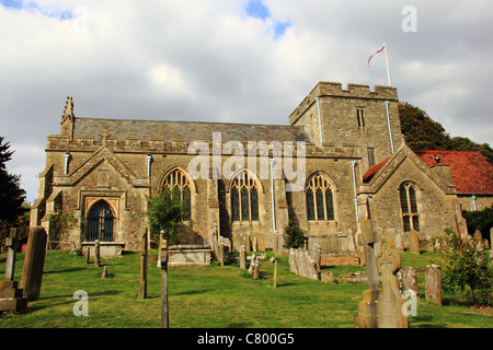 País iglesia en Kent Foto de stock