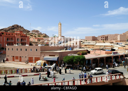 Vista diurna de Tafraoute, Región Souss-Massa-Draa Marruecos Foto de stock