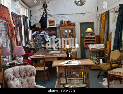 Bridport vintage market Foto de stock