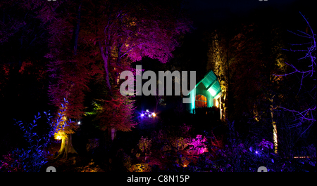 El bosque encantado 2011 Espectáculo de luz y sonido se ejecuta a partir del 7 - 29 de octubre de 2011. Diseñado por Simon Wilkinson y RJ McConnell, en un impresionante nuevo lugar: El Jardín Explorers en Pitlochry, Perthshire, Escocia