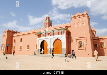 La Gran Mezquita, Zagora, Región del Valle de Draa Marruecos Foto de stock