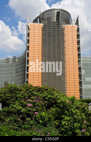 El edificio Berlaymont, que alberga la sede de la Comisión Europea, Bruselas, Bélgica Foto de stock