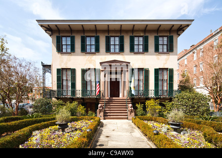 Andrew Low House, Savannah Foto de stock