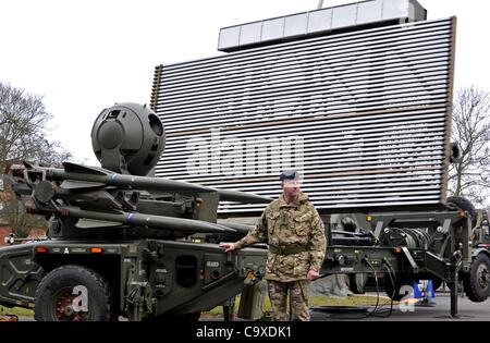 Sistema de misiles Rapier, British sistema de misiles tierra-aire, REINO UNIDO Foto de stock