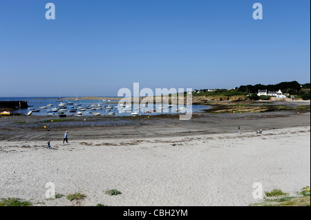 Playa de Locmaria,Ile de Groix,Island,Morbihan, Bretaña, Bretaña, Francia Foto de stock