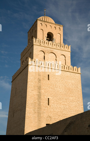 La gran mezquita de Kairouan, Túnez. Foto de stock