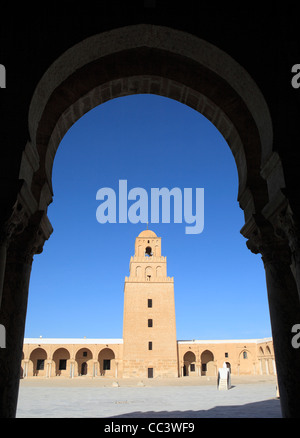 (Gran mezquita Sidi Oqba Kairouan, Túnez), Foto de stock