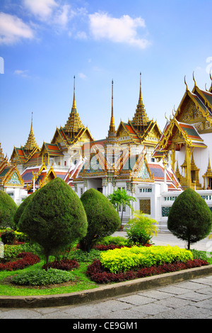 El complejo del Gran Palacio en Bangkok, Tailandia