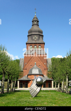 Iglesia protestante Johannesstift de Spandau en Berlín. Foto de stock