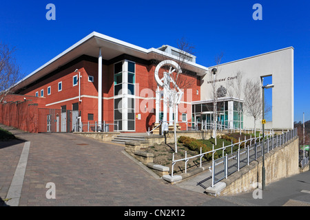 Corte de Magistrados en Chesterfield, Chesterfield, Derbyshire, Inglaterra, Reino Unido. Foto de stock