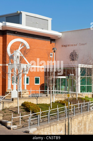 Corte de Magistrados de Chesterfield, Derbyshire, Inglaterra gb Europa ue Foto de stock