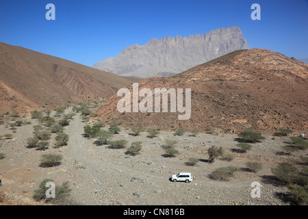 Paisaje am Jebel Shams, Omán Foto de stock