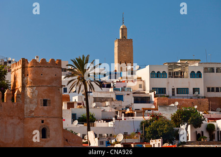Marruecos, Rabat, des Oudaias Casbah (Kasbah de Udayas) Foto de stock