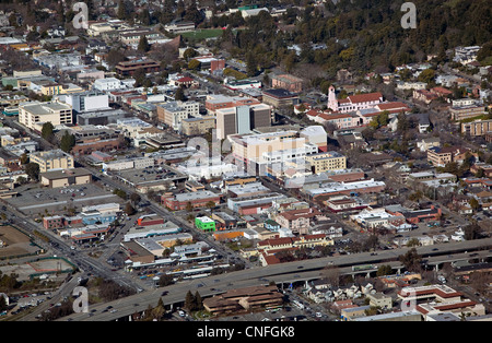 Fotografía aérea, San Rafael, Marin County, California Foto de stock