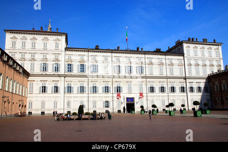 En el Palazzo Reale de Turín, Italia Foto de stock