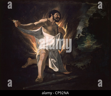 Francisco De Zurbaran Hercules Quemados Por La Tunica Del Centauro Nessus Muerte De Hercules Fotografia De Stock Alamy