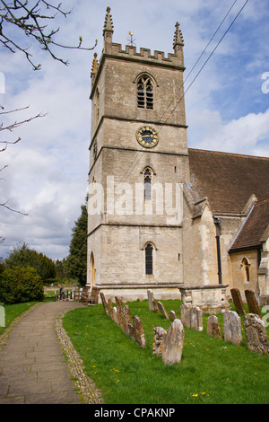 Iglesia de San Martin, Bladon, Oxfordshire Foto de stock