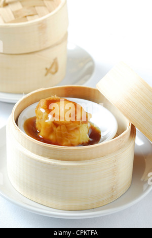 Dim Sum en la cesta
