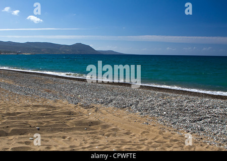 Latchi playa cerca de Paphos, en Chipre Foto de stock