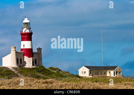 Sudáfrica, Western Cape Cape Agulhas, el punto más austral del continente de África Foto de stock
