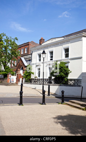 La institución literaria y científica y de la sociedad de Highgate, el corazón cultural de Highgate, Londres N6, Inglaterra, Reino Unido. Foto de stock