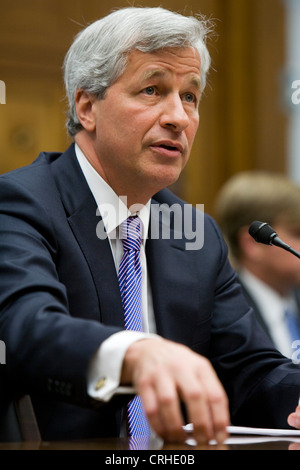 Jamie Dimon, presidente del directorio, presidente y CEO de JPMorgan Chase & Co. Foto de stock