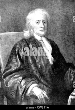 Isaak Newton, Sir Isaac Newton Foto de stock