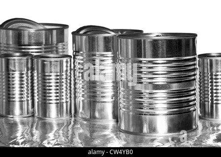 Almacenamiento de las latas de aluminio para reciclar,centro de