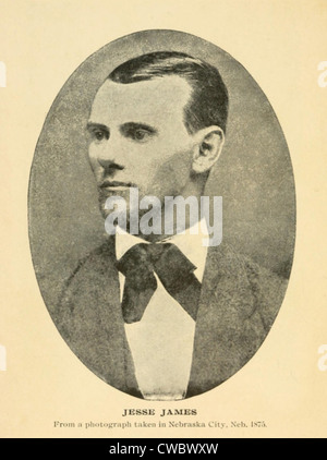 Jesse James (1847-1882). Foto de stock