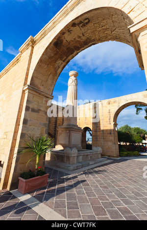 Baluarte de San Pedro y san Pablo, Valetta, Malta Foto de stock