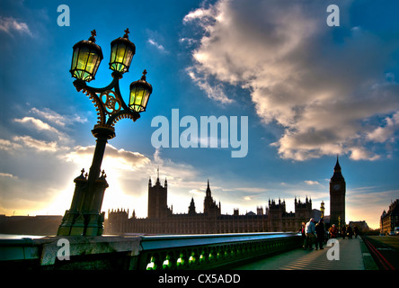 Las casas del parlamento, Westminster, Londres, Inglaterra, Reino Unido.
