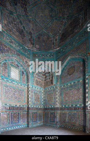 Anonymous mausoleo Shah-i Zinda necrópolis, Samarcanda, Uzbekistán Foto de stock