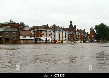 York inundaciones 2012-7 Foto de stock