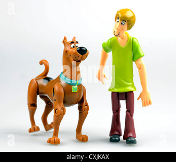 Esplendor años zorro Scooby Doo y Shaggy a figuras de juguete desde el programa de televisión  Fotografía de stock - Alamy