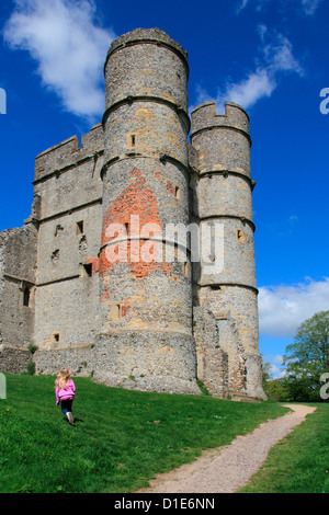 El Donnington Castle, Newbury, Berkshire, Inglaterra, Reino Unido, Europa Foto de stock