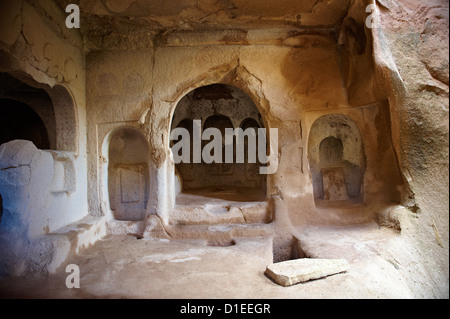 La cocina de un monasterio cristiano temprano de Zelve, Capadocia Turquía Foto de stock