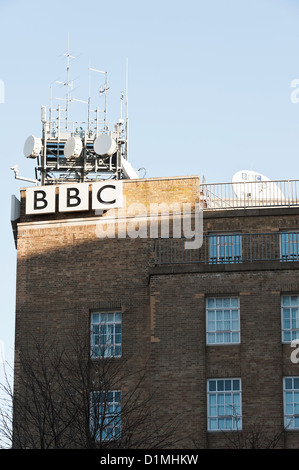 El edificio de la BBC en Belfast, Irlanda del Norte el Condado de Antrim Reino Unido Foto de stock