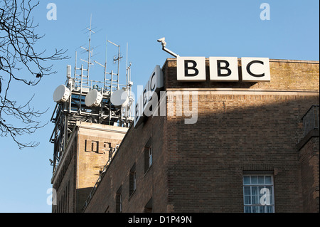 El edificio de la BBC en Belfast, Irlanda del Norte el Condado de Antrim Reino Unido Foto de stock