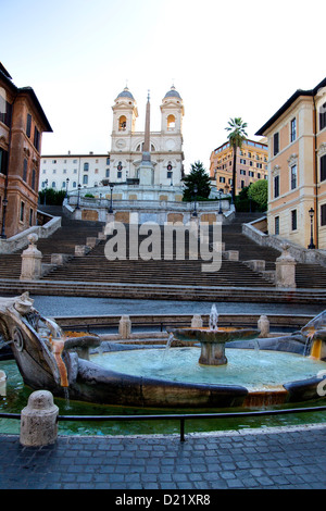 Escalinata de Piazza di Spagna Roma Italia Foto de stock