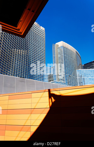 Aria Resort and Casino, ubicado en el complejo CityCenter en Las Vegas Boulevard, Las Vegas, Nevada. Foto de stock