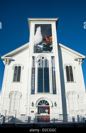 Farnsworth wyeth center, Rockland, Maine, EE.UU. Foto de stock