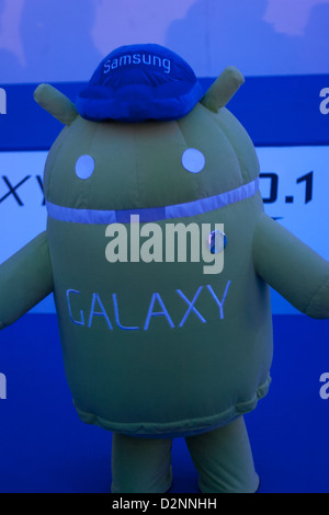 Samsung Galaxy Android Foto de stock