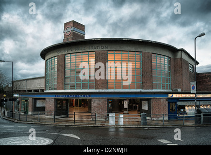Chiswick Park Station, Londres, Inglaterra Foto de stock