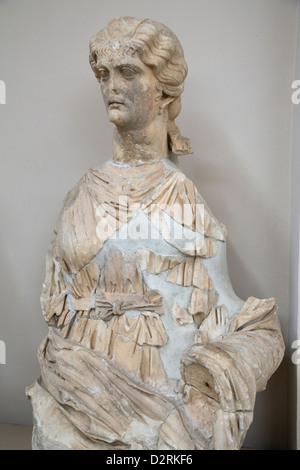 Asia, turchia, Anatolia, Selcuk, museo de Efeso, estatua de la Emperatriz Livia Foto de stock