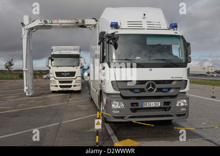 Alemania, Brekendorf Roentgenanlage móvil total (VMR) de aduanas