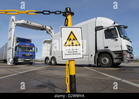 Alemania, Brekendorf Roentgenanlage móvil total (VMR) de aduanas