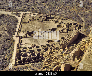 U.S.A. Nuevo M xico el Monumento Nacional Ca n del Chaco vista