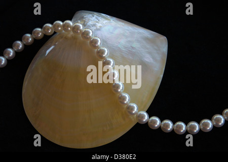 Perlas Broome en exhibición en perlas de Paspaley, Australia Occidental Foto de stock